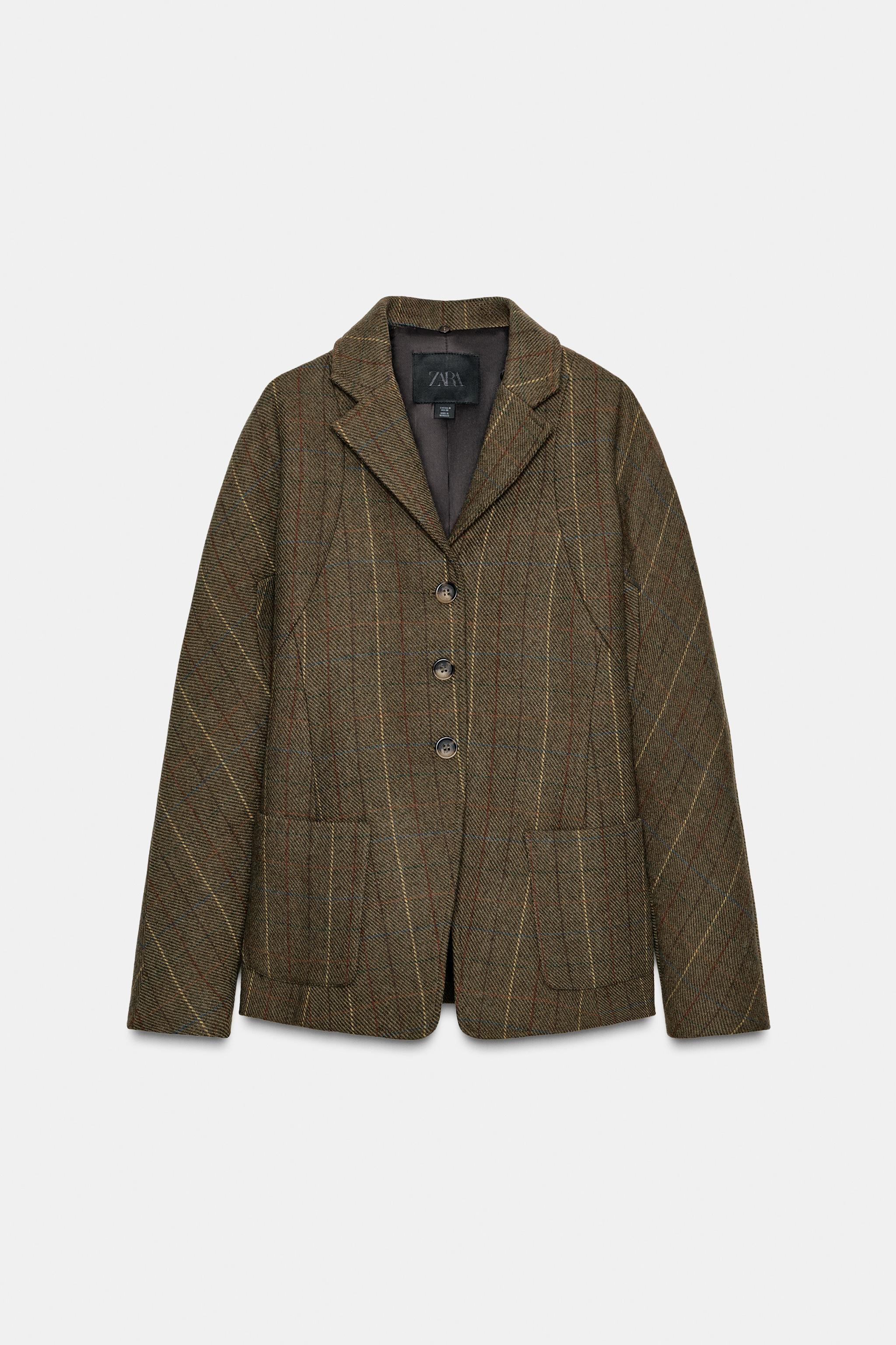WOOL BLEND BLAZER ZW COLLECTION